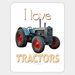 I Love Tractors CASE Magnet